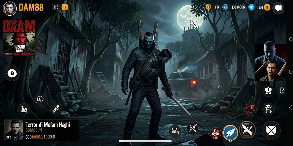 Gameplay menegangkan di dalam kegelapan yang mencekam.