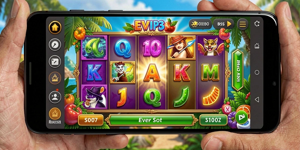 Tampilan gameplay Slot EVIP3 yang menarik dan mengesankan.
