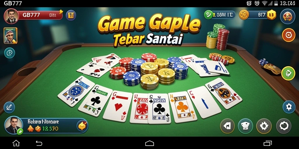 Tampilan gameplay Gaple yang seru dan menarik dari GB777.