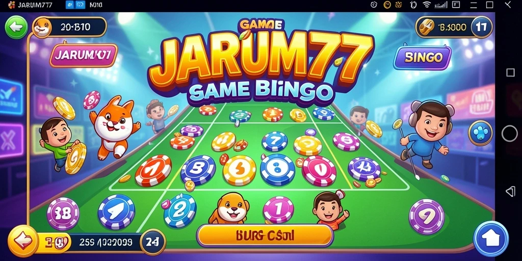 Gameplay menarik Bingo di JARUM77 dengan suasana seru.