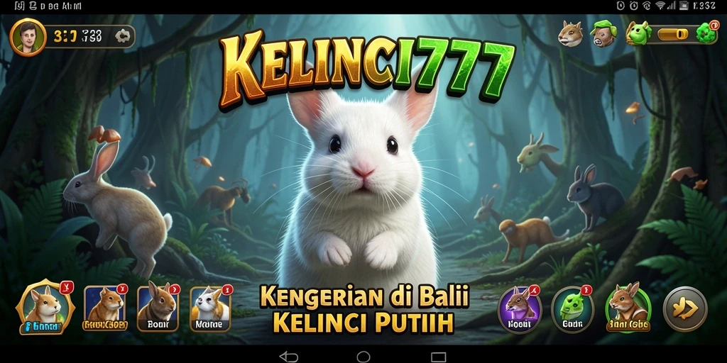 Screenshot gameplay KELINCI777 yang menampilkan suasana horor yang mencekam.