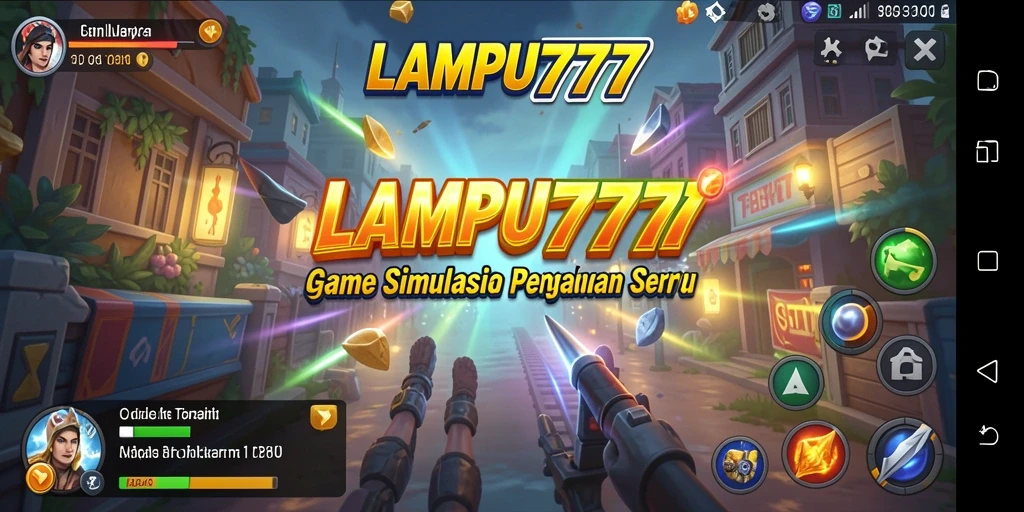 Tampilan antarmuka yang menarik dalam gameplay LAMPU777.