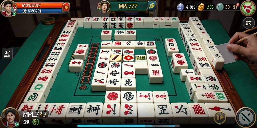 Tampilan gameplay seru dalam MPL777 yang menampilkan Mahjong.