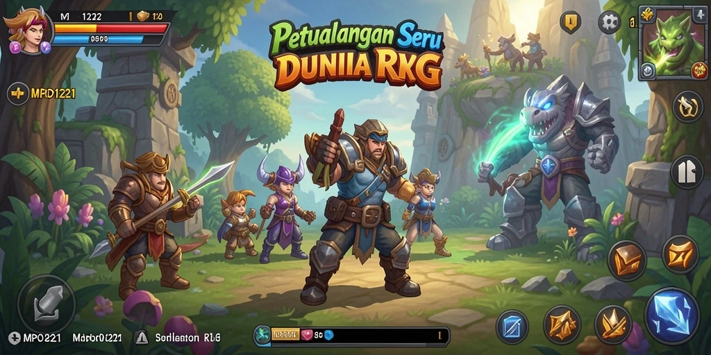 Tampilan gameplay seru dan menantang di MPO1221.