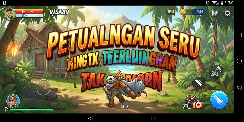 Tampilan gameplay seru di dunia petualangan VISA89.
