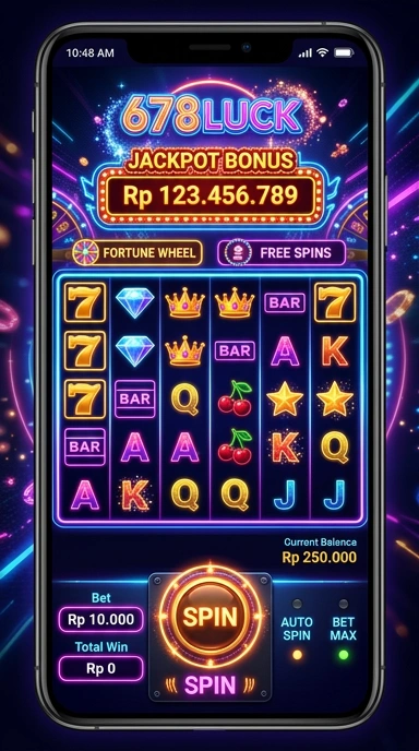 Antarmuka pengguna 678luck yang menarik dan mudah digunakan.